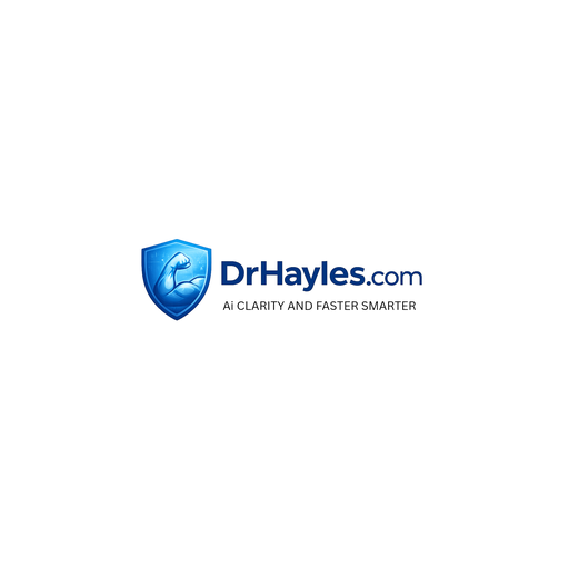 DrHayles.com — shield and strength logo